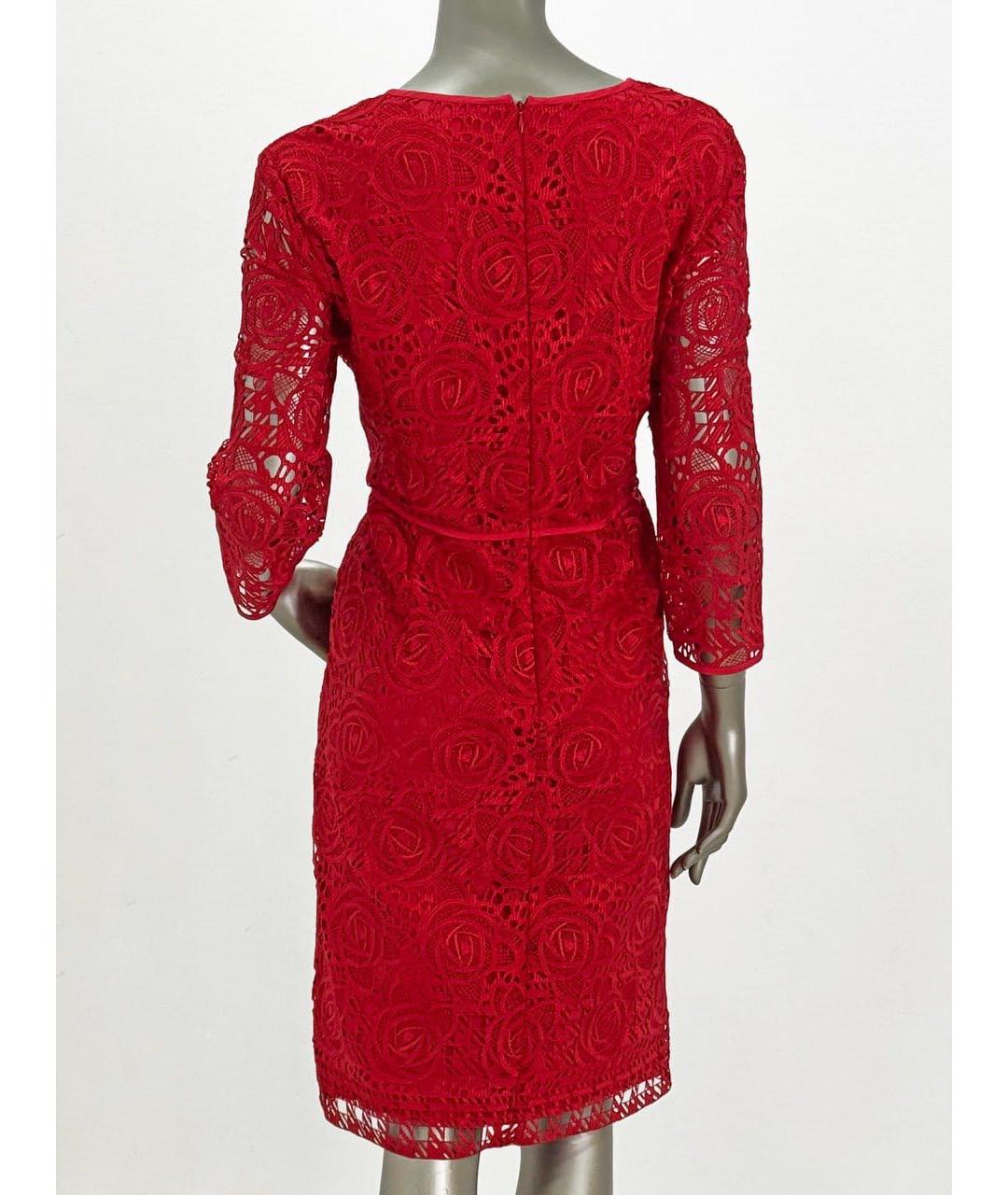 ESCADA Красное кружевное платье, фото 3