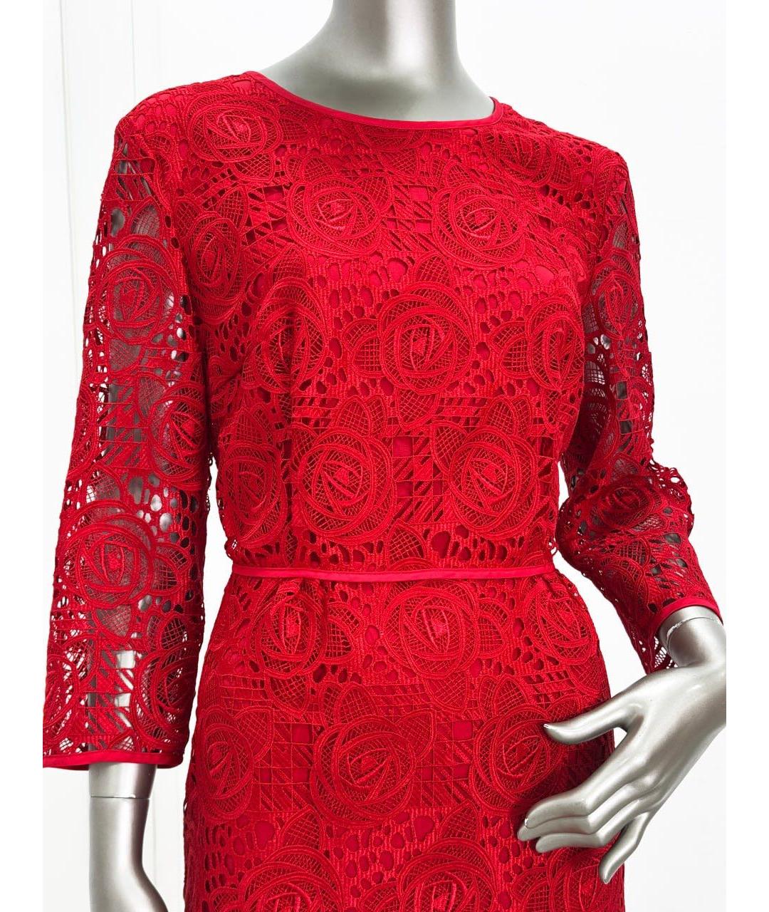 ESCADA Красное кружевное платье, фото 6