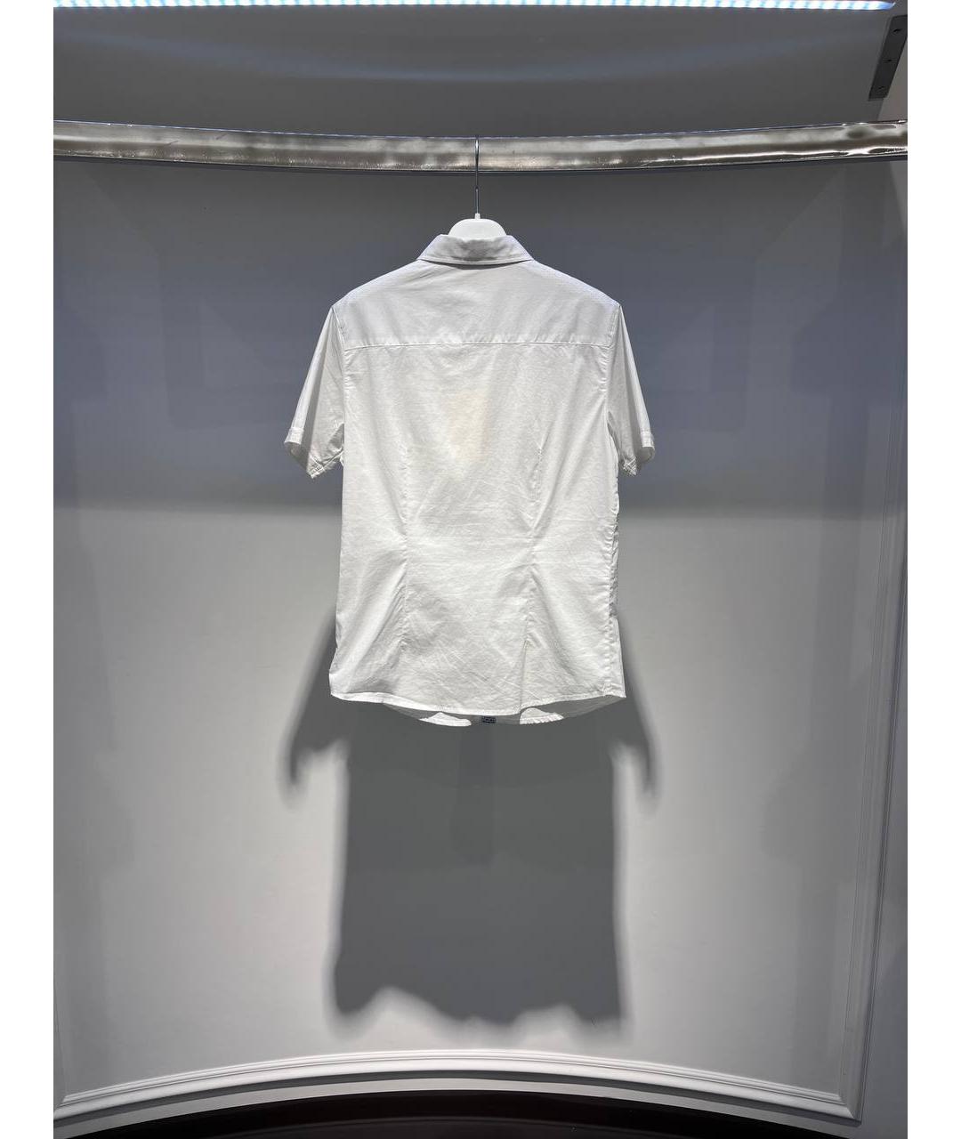 ARMANI JUNIOR Белая хлопковая детская рубашка, фото 3