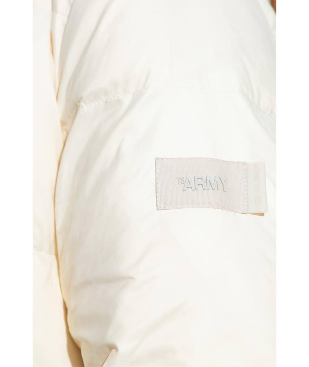 ARMY YVES SALOMON Белый пуховик, фото 4