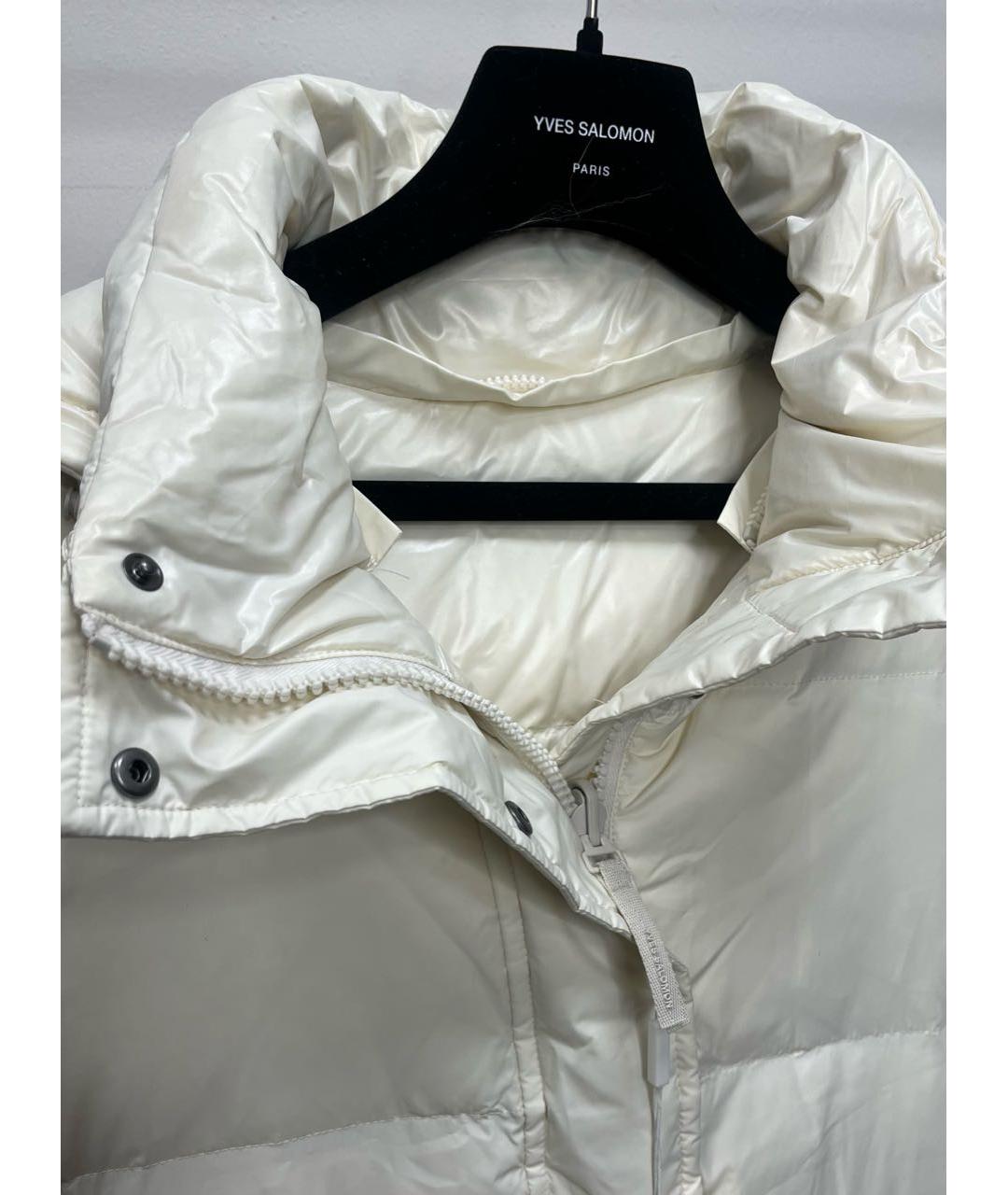 ARMY YVES SALOMON Белый пуховик, фото 3