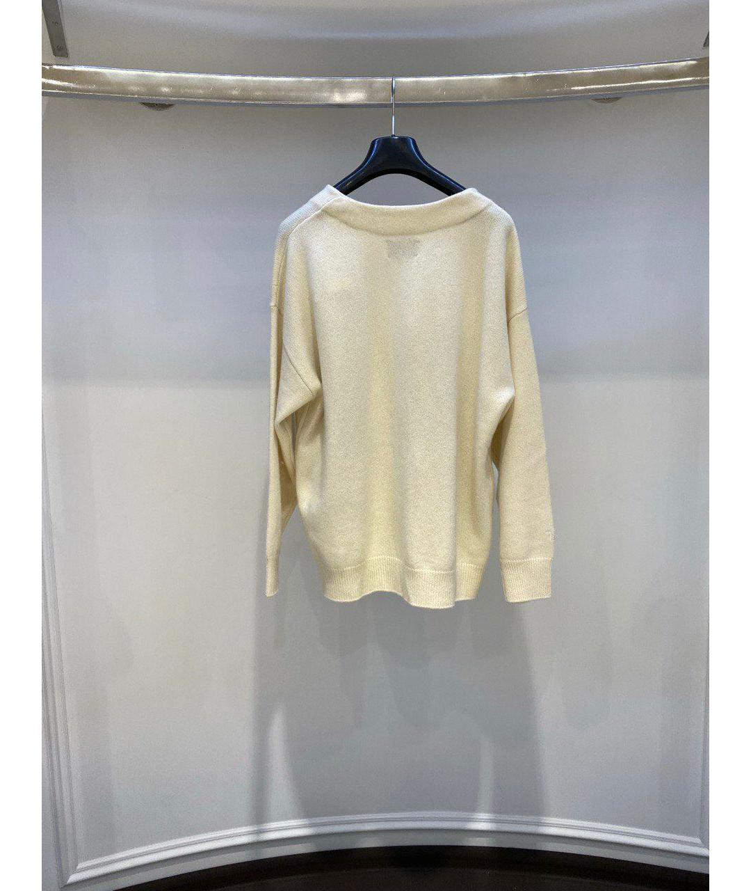 MC2 SAINT BARTH Бежевый шерстяной кардиган, фото 3