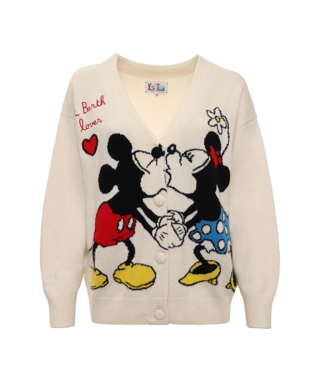 MC2 SAINT BARTH Бежевый шерстяной кардиган, фото 1