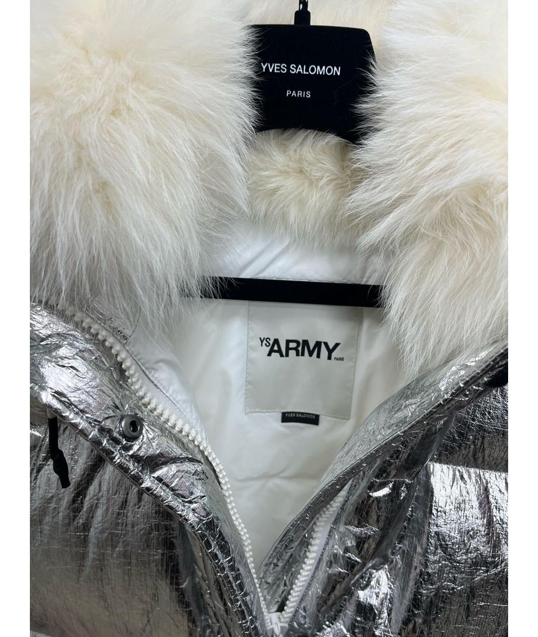 ARMY YVES SALOMON Серебрянный жилет, фото 2