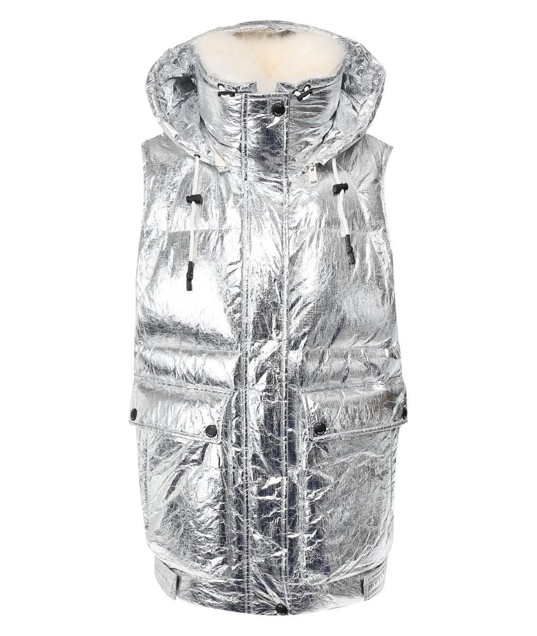 ARMY YVES SALOMON Серебрянный жилет, фото 1