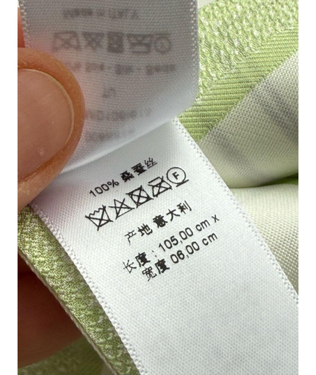 CHRISTIAN DIOR Салатовая повязка на голову, фото 3