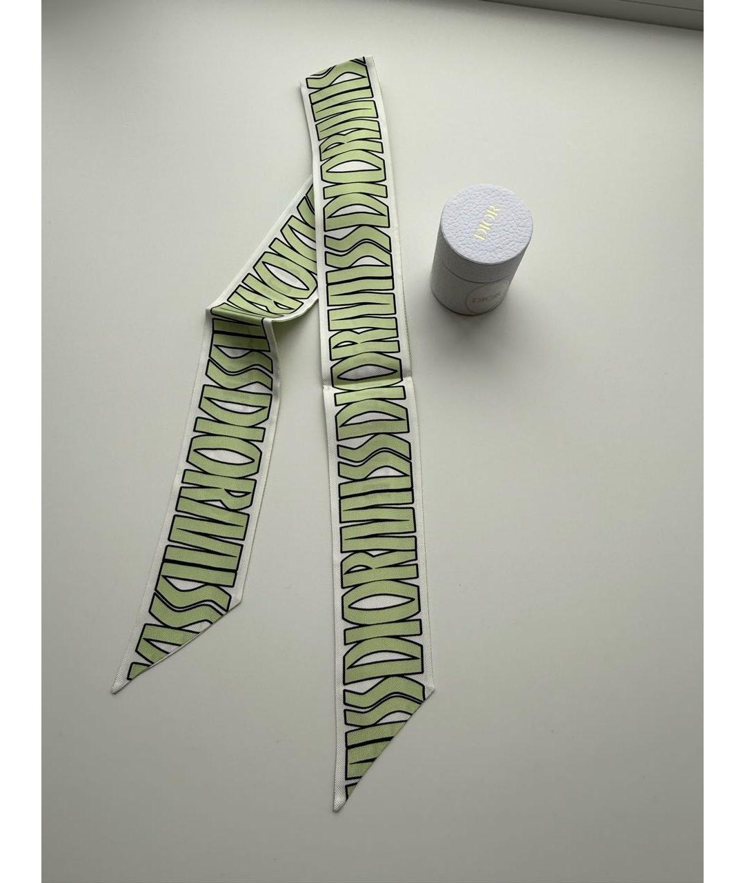 CHRISTIAN DIOR Салатовая повязка на голову, фото 6