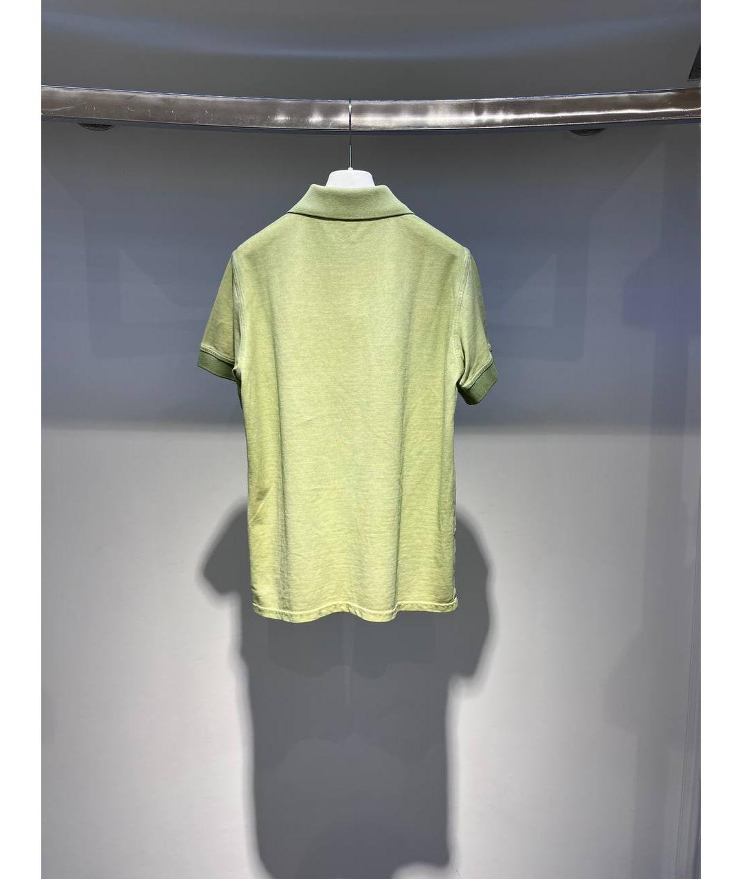 ARMANI JUNIOR Зеленая хлопковая детская футболка, фото 3