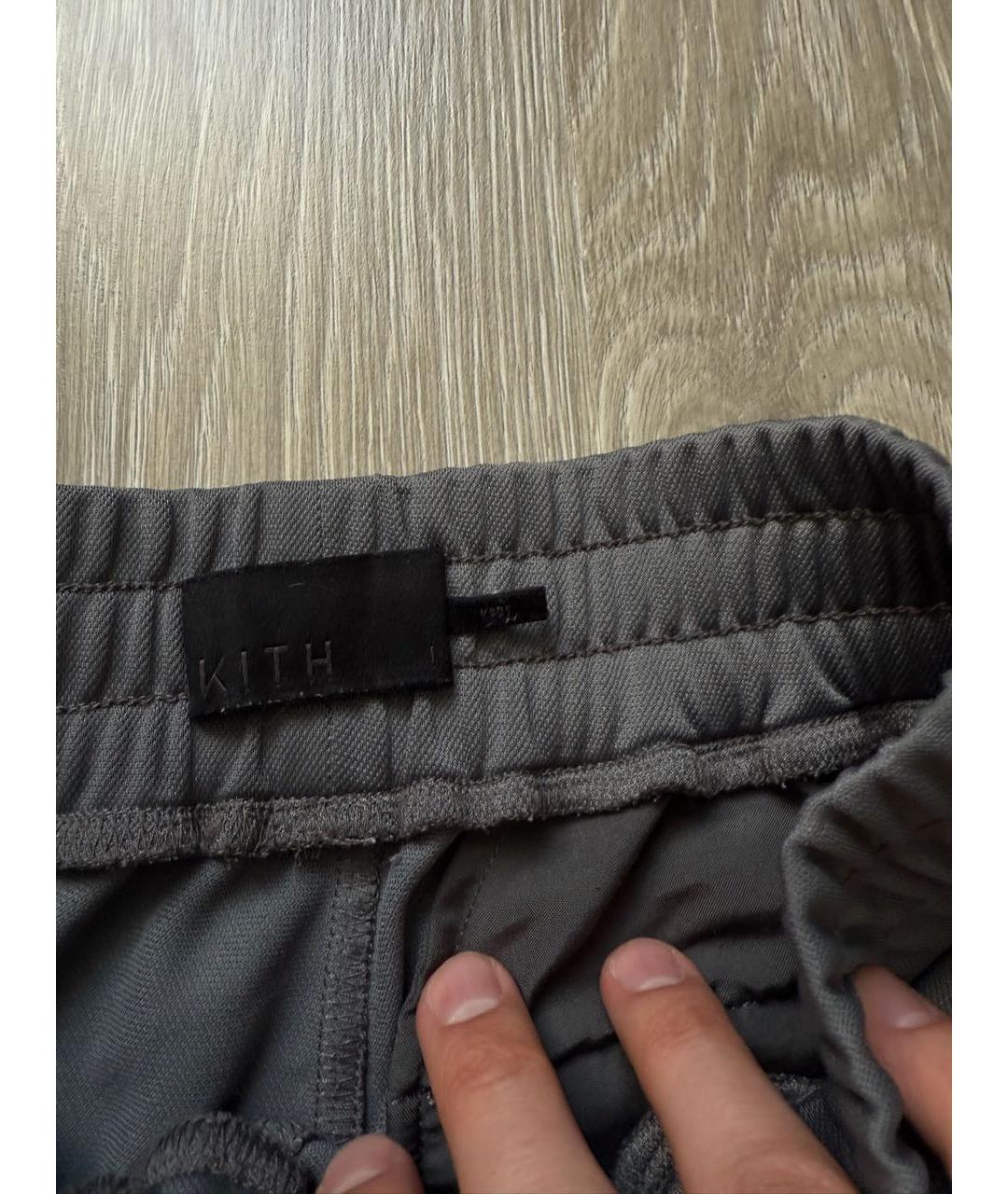 KITH Серые полиэстеровые спортивные брюки и шорты, фото 3