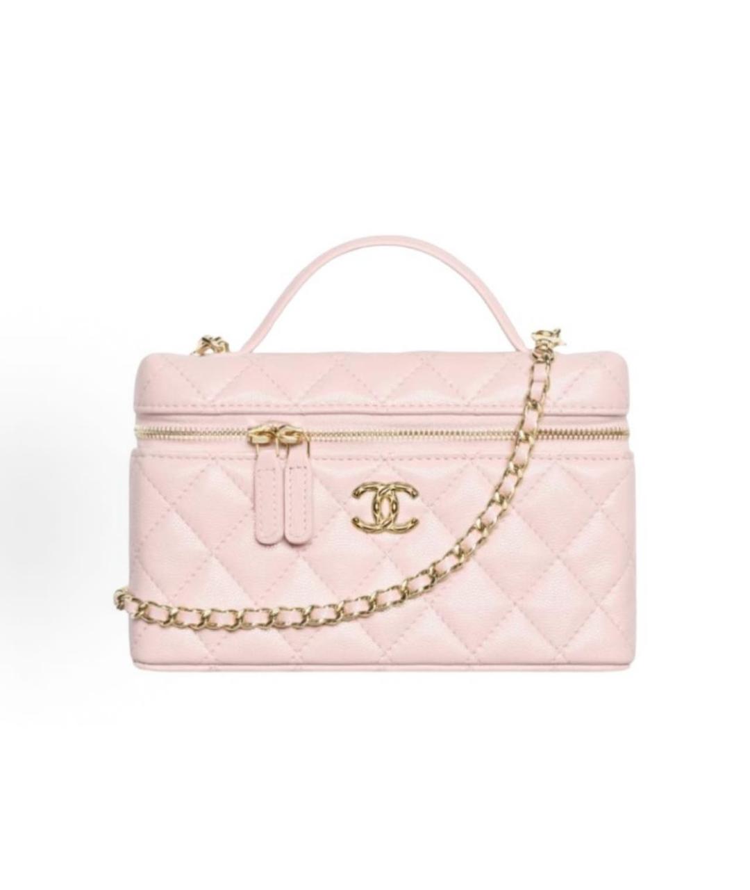 CHANEL Коралловая сумка с короткими ручками, фото 1