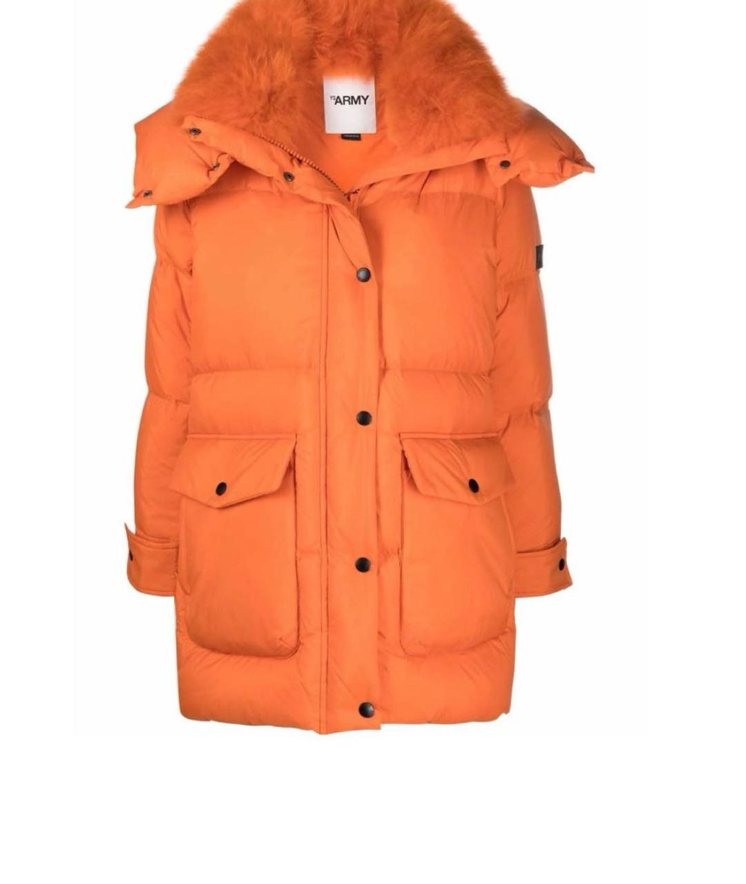 ARMY YVES SALOMON Оранжевый пуховик, фото 1