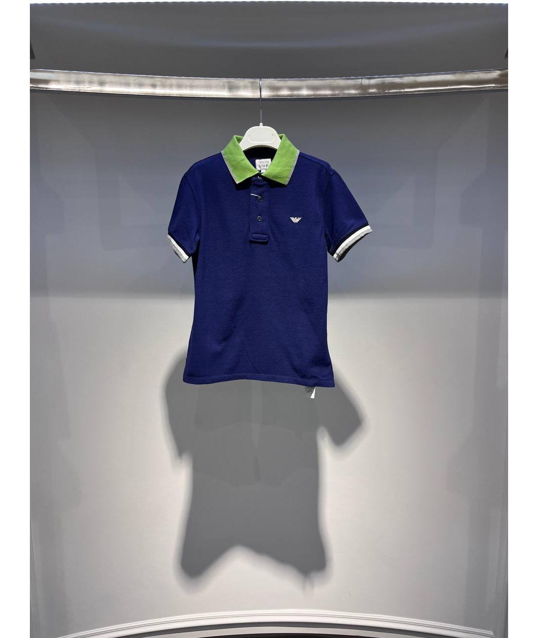 ARMANI JUNIOR Хлопковая детская футболка, фото 4