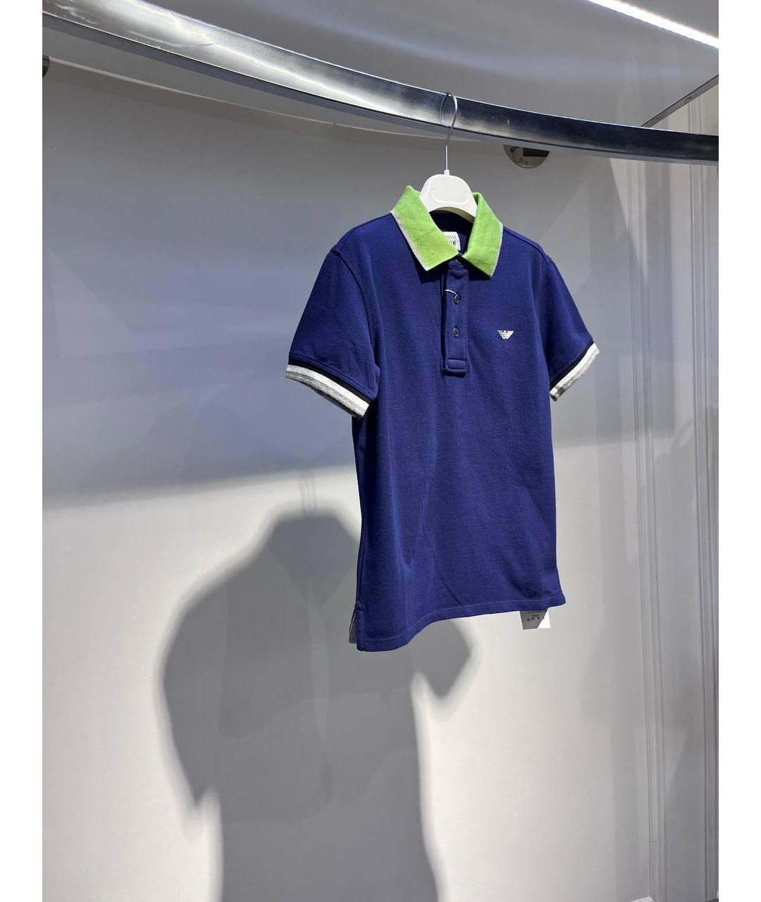 ARMANI JUNIOR Хлопковая детская футболка, фото 2