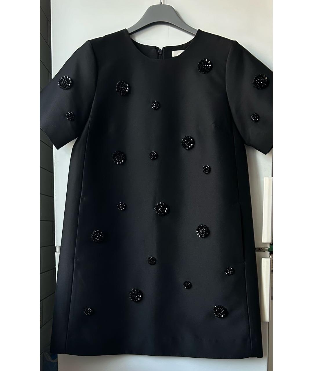 ARKET Черное вискозное повседневное платье, фото 6