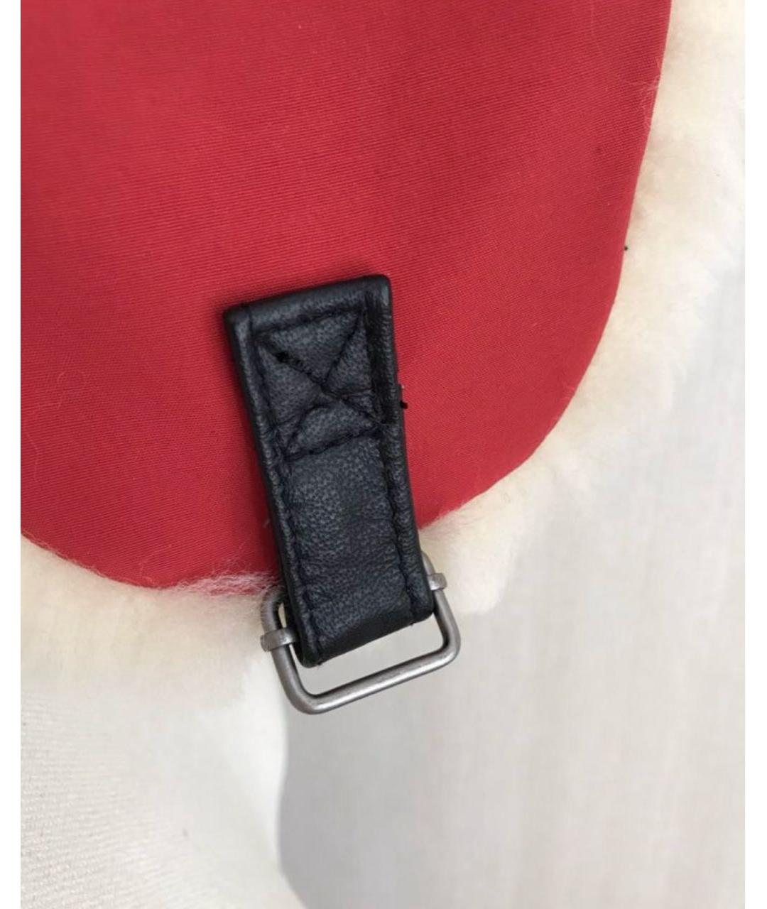 CANADA GOOSE Красная шерстяная шапка, фото 7