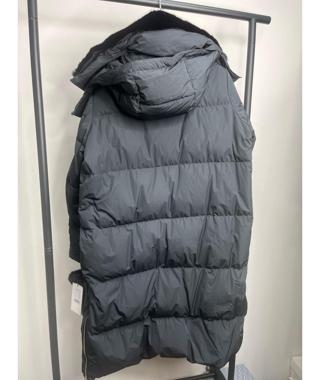 YVES SALOMON Черный пуховик, фото 2