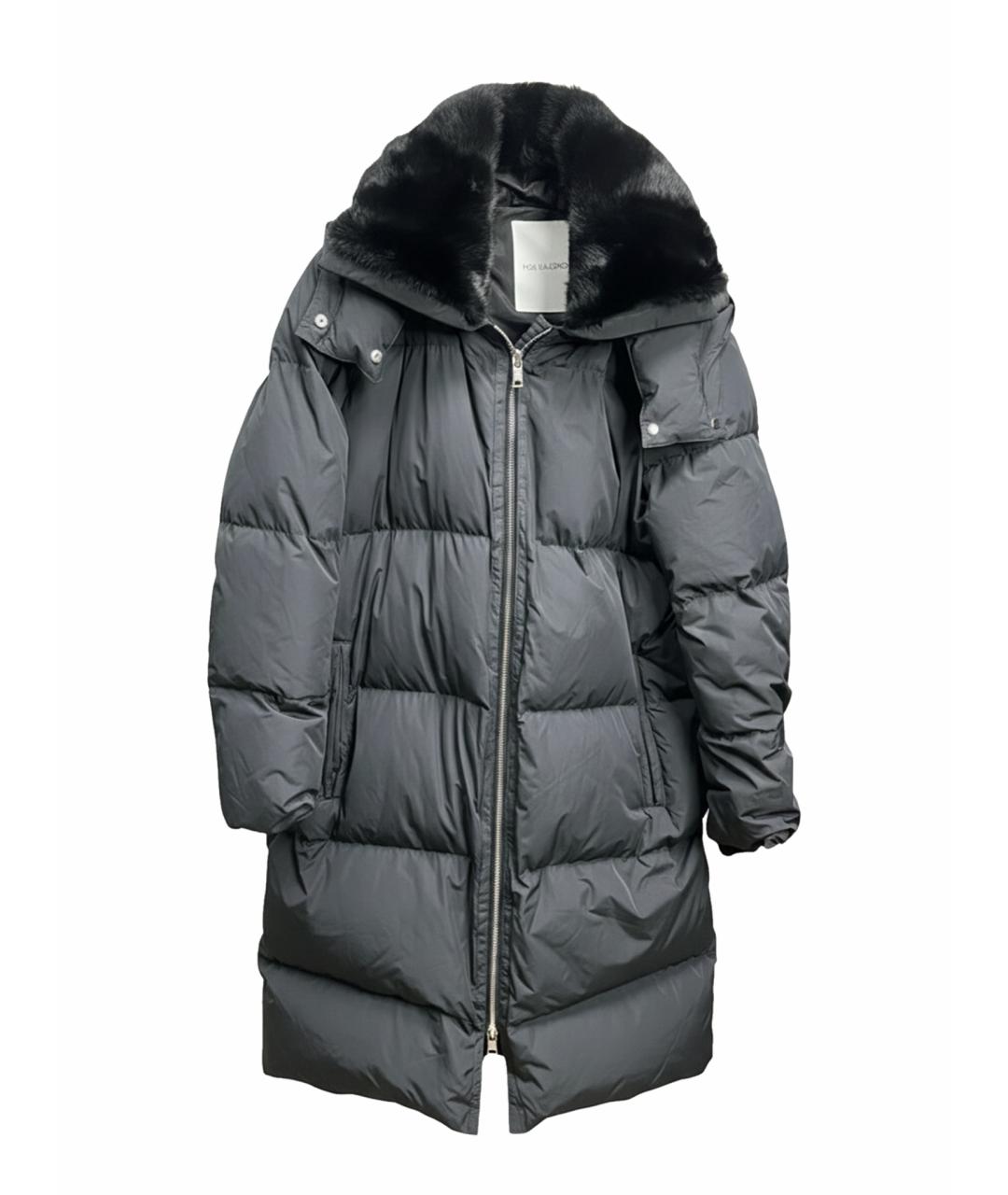 YVES SALOMON Черный пуховик, фото 1