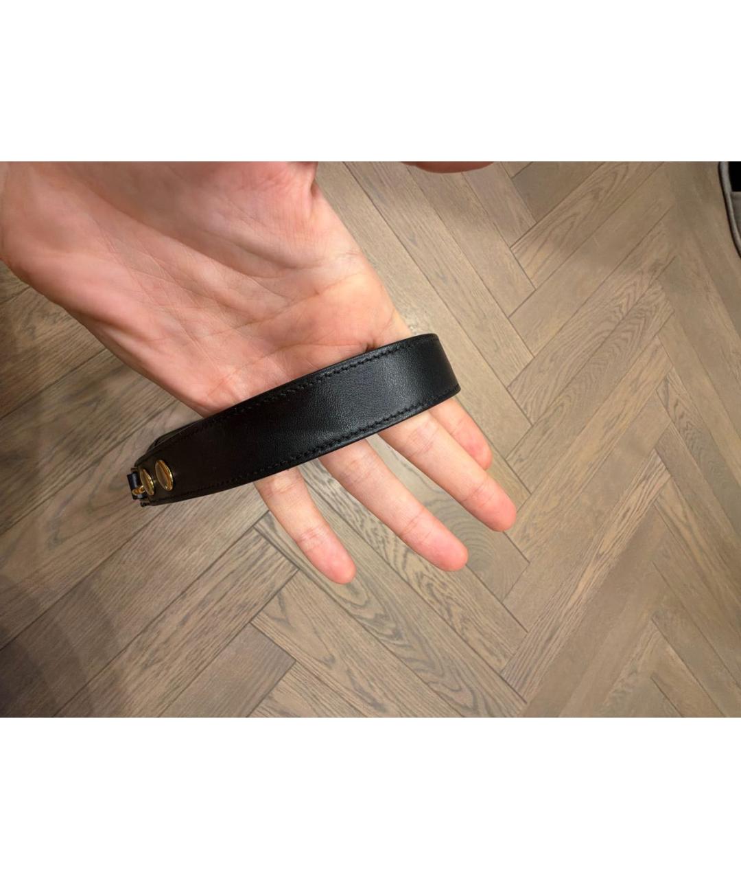 CELINE Черная кожаная сумка с короткими ручками, фото 7