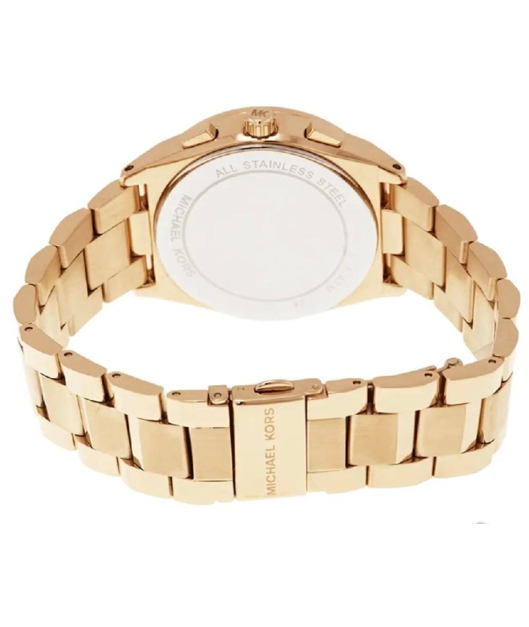 MICHAEL KORS Золотые стальные часы, фото 2