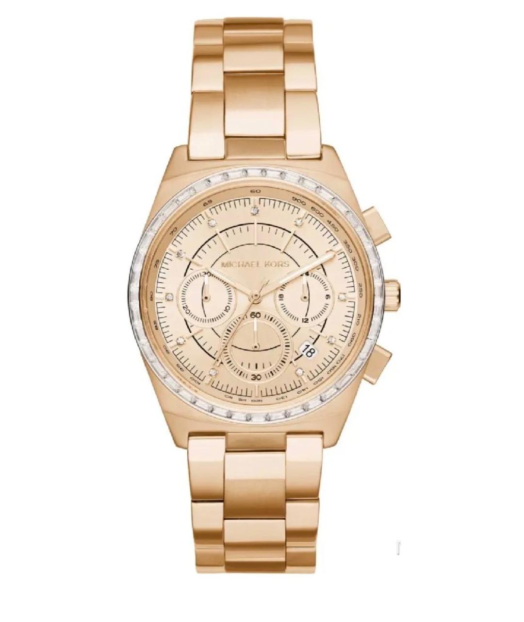 MICHAEL KORS Золотые стальные часы, фото 1
