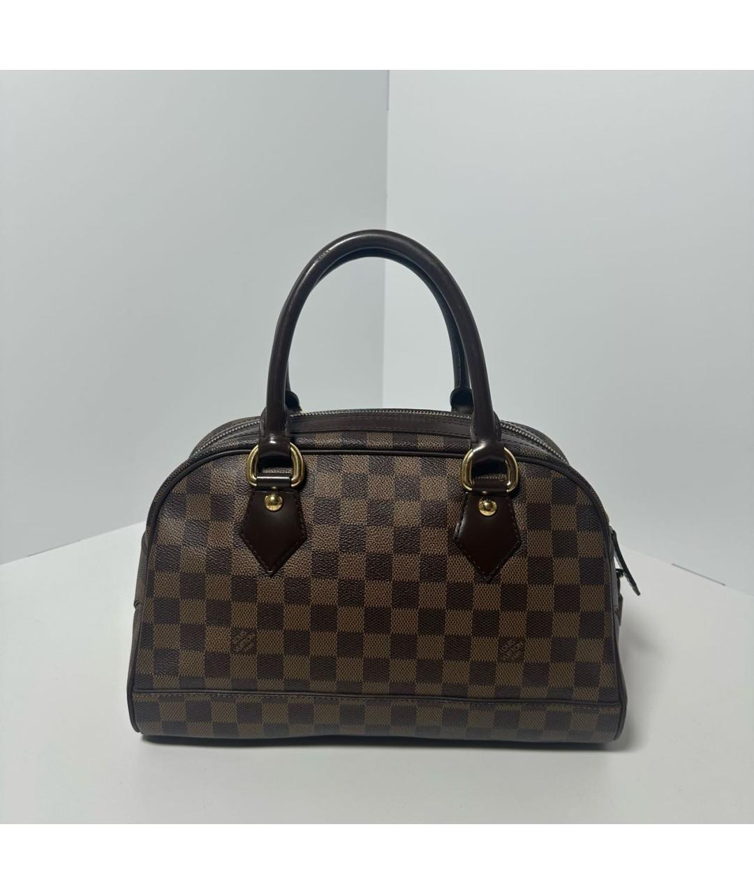 LOUIS VUITTON Коричневая сумка с короткими ручками, фото 2