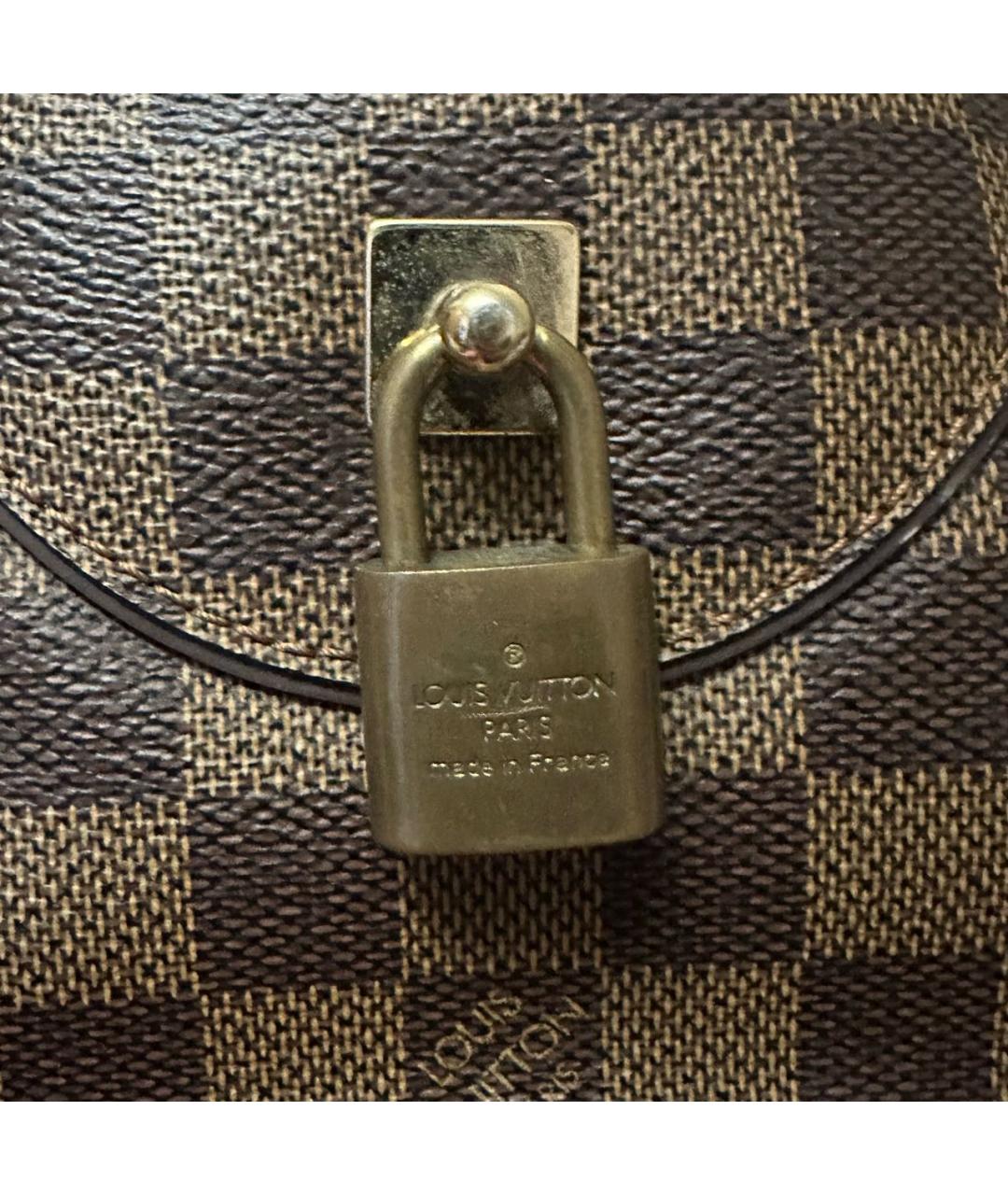 LOUIS VUITTON Коричневая сумка с короткими ручками, фото 8