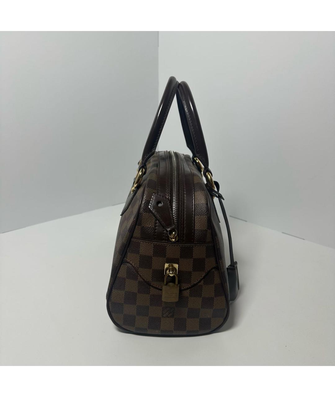 LOUIS VUITTON Коричневая сумка с короткими ручками, фото 3