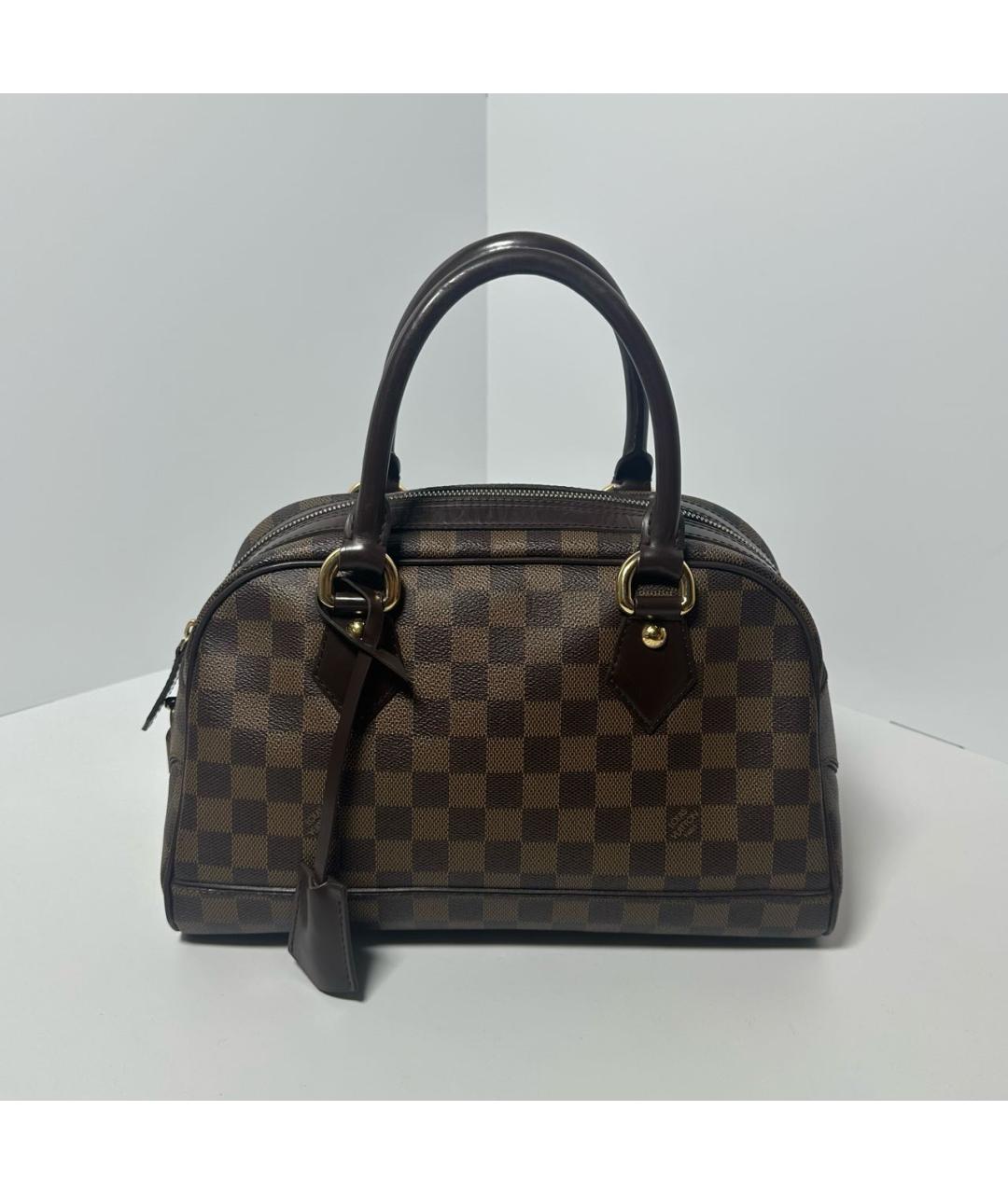 LOUIS VUITTON Коричневая сумка с короткими ручками, фото 9