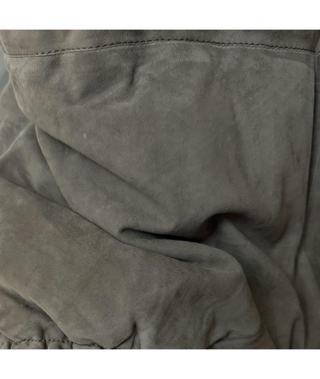 BRUNELLO CUCINELLI Бежевый замшевый жилет, фото 4