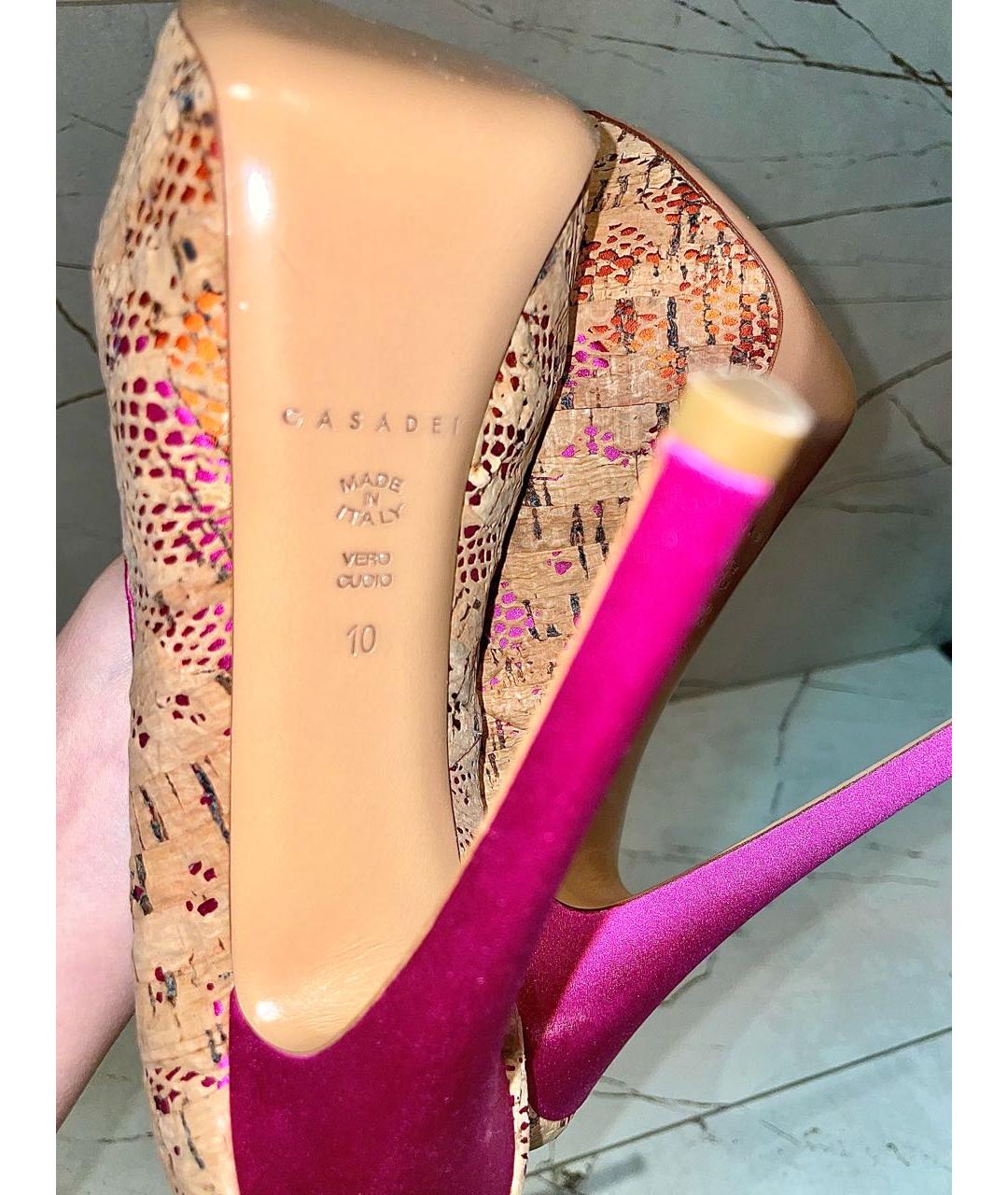 CASADEI Мульти кожаные туфли, фото 4