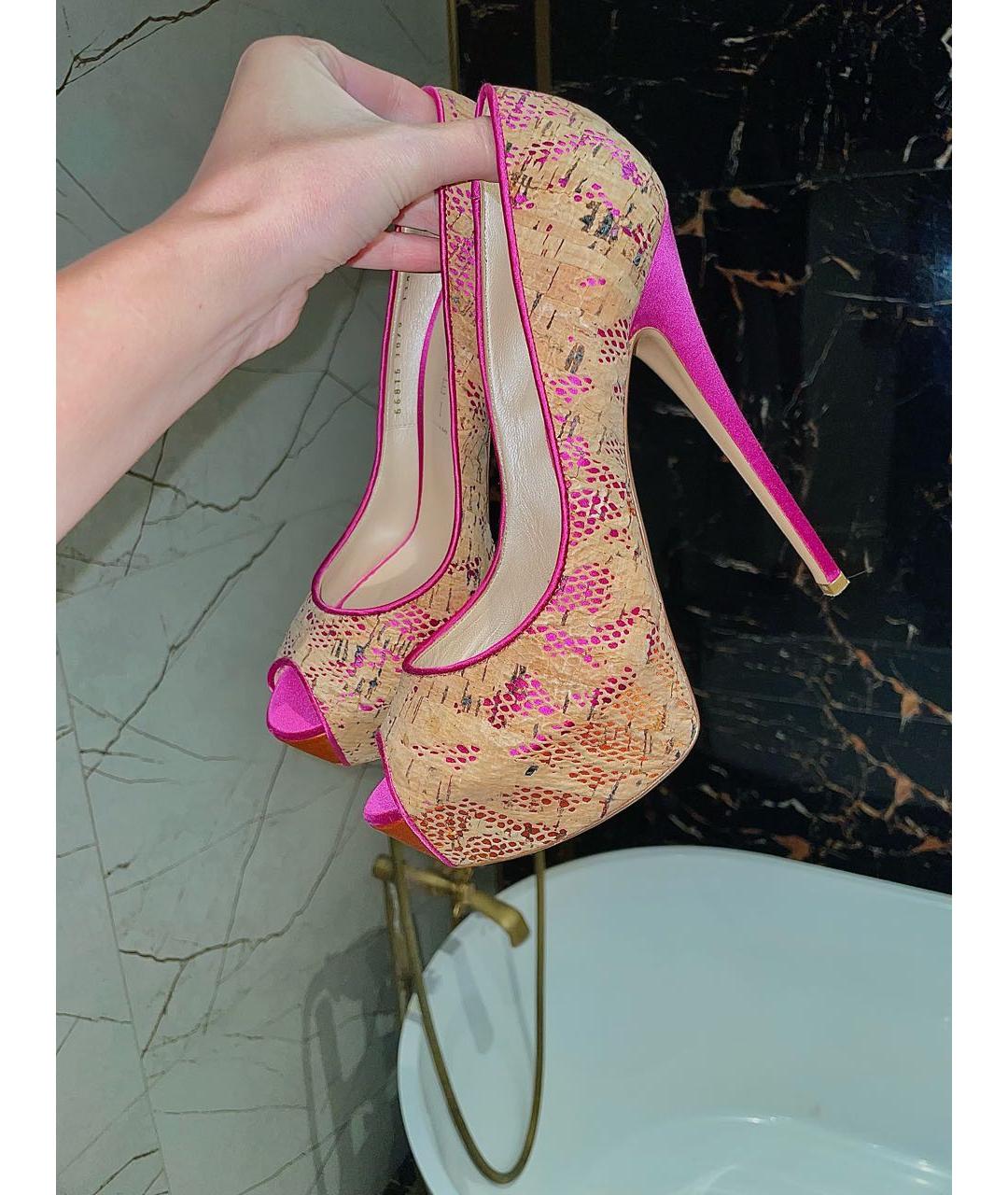 CASADEI Мульти кожаные туфли, фото 7