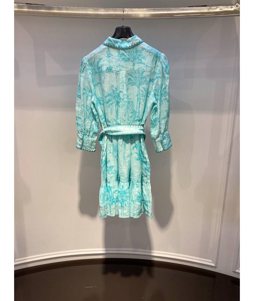 MC2 SAINT BARTH Голубое повседневное платье, фото 3