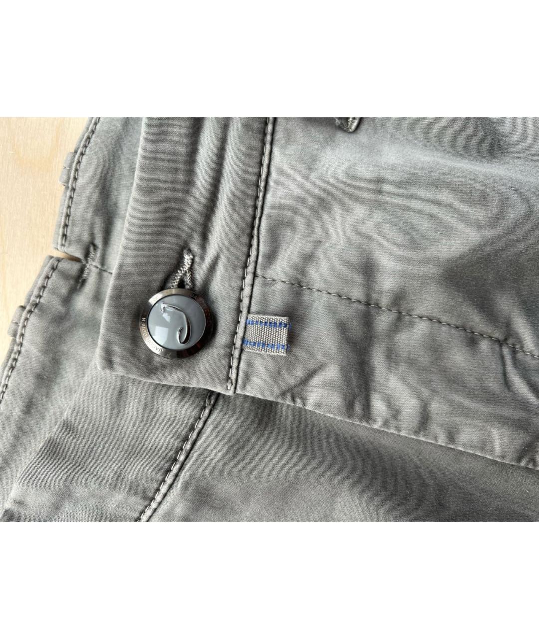 JACOB COHEN Серые хлопковые повседневные брюки, фото 4