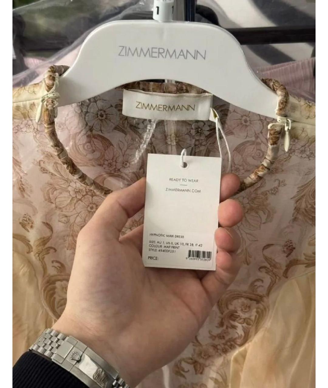 ZIMMERMANN Хлопковое вечернее платье, фото 3