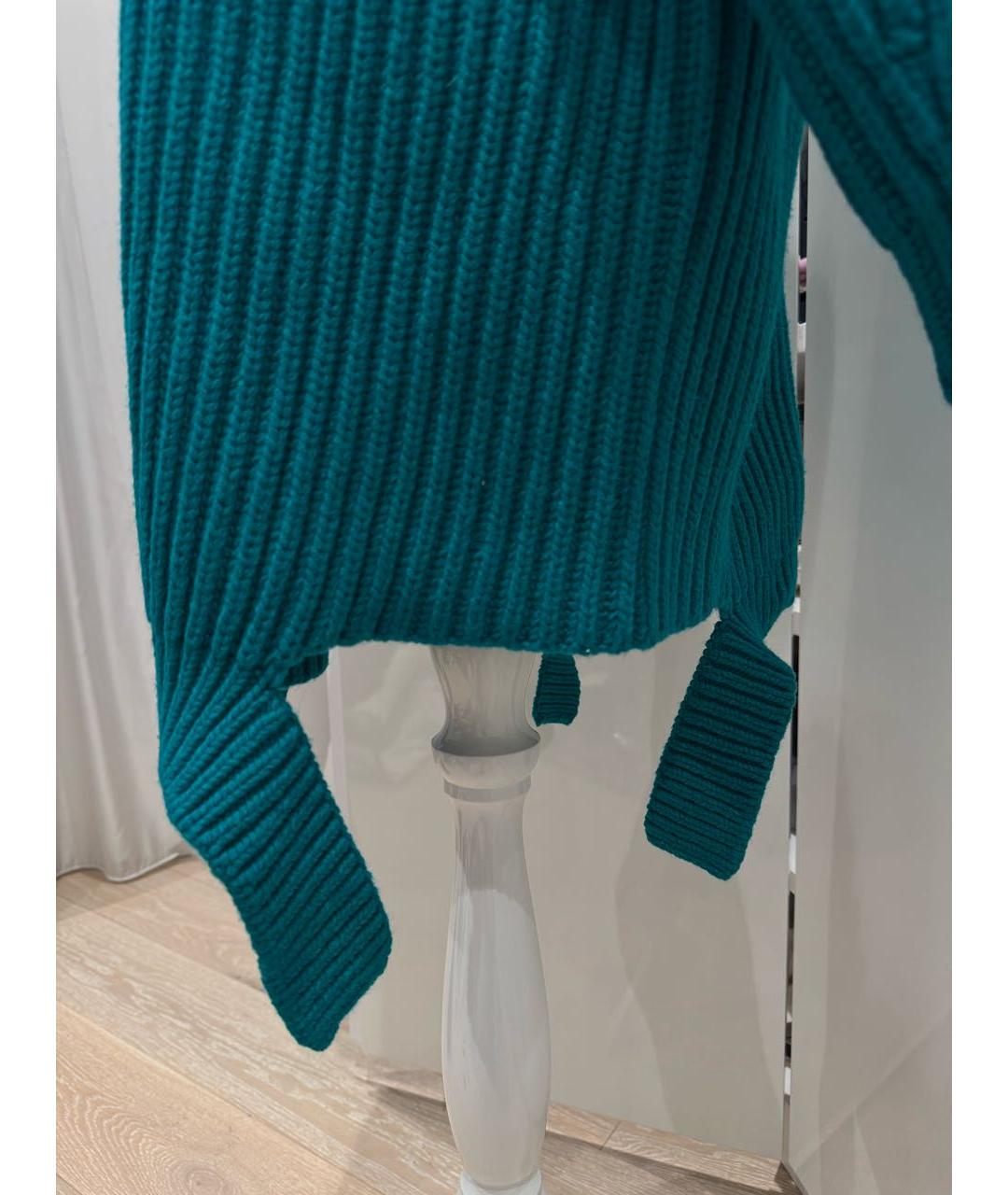 BALENCIAGA Зеленый шерстяной джемпер / свитер, фото 4