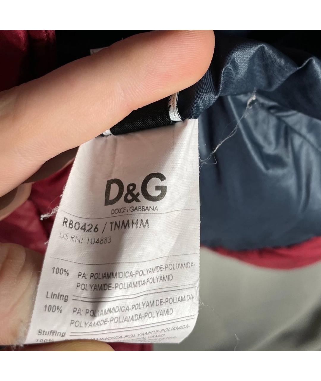 DOLCE&GABBANA Мульти полиамидовый пуховик, фото 8