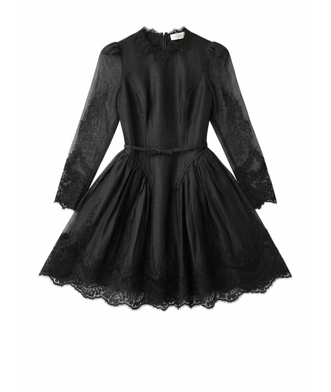 ZIMMERMANN Черное хлопковое вечернее платье, фото 1