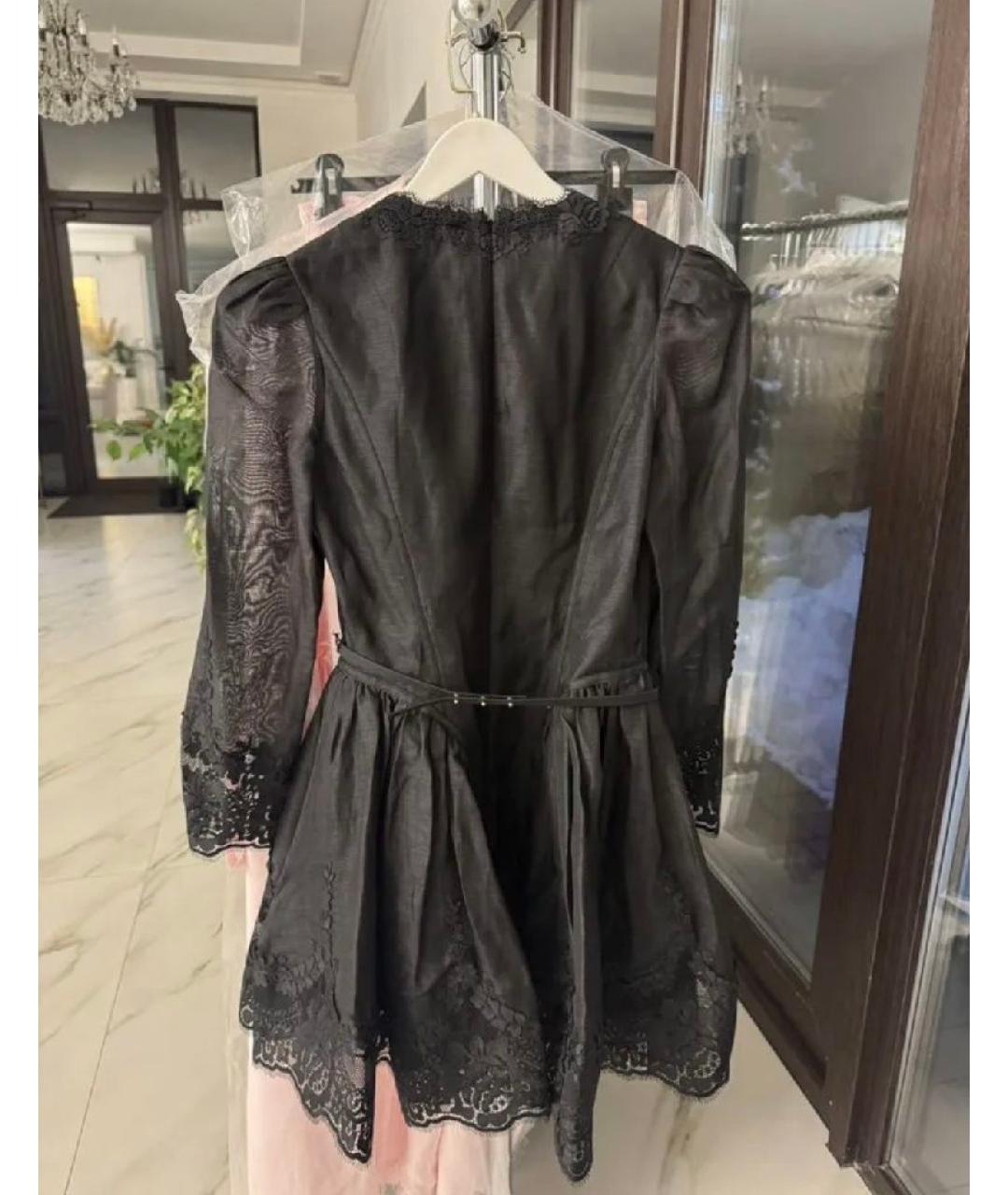 ZIMMERMANN Черное хлопковое вечернее платье, фото 2