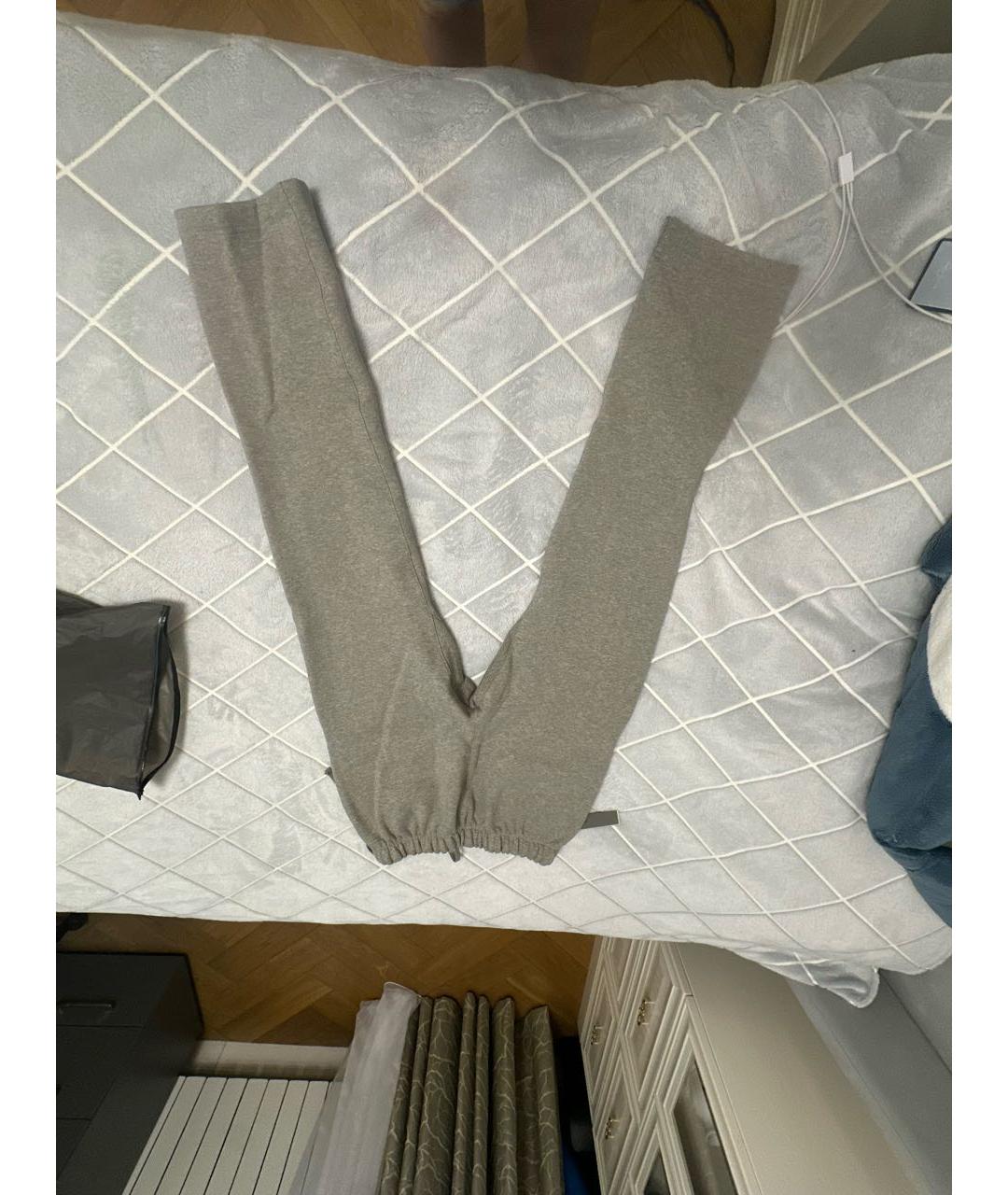 FEAR OF GOD ESSENTIALS Серые хлопковые повседневные брюки, фото 2