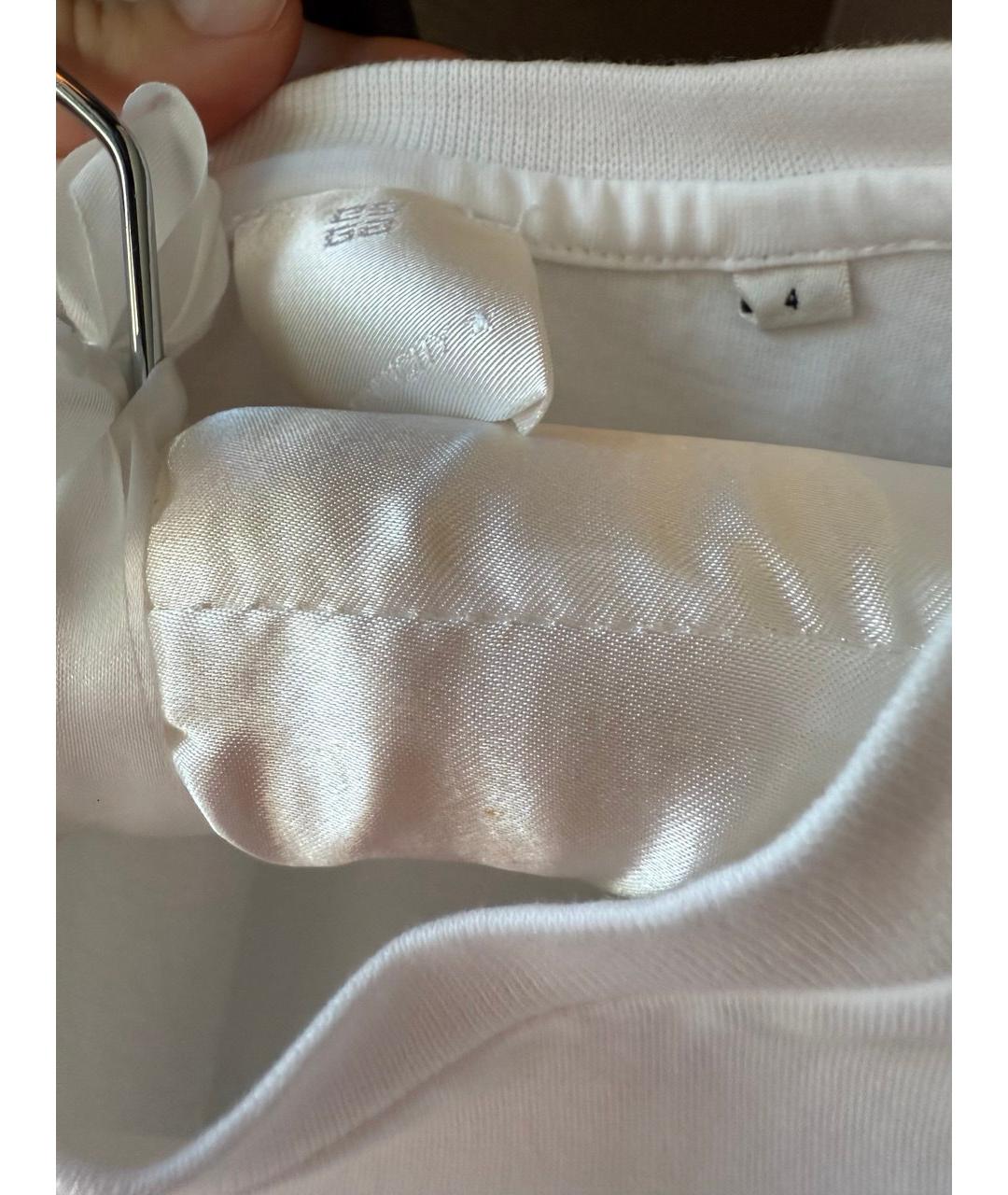 GIVENCHY Белая хлопковая футболка, фото 3