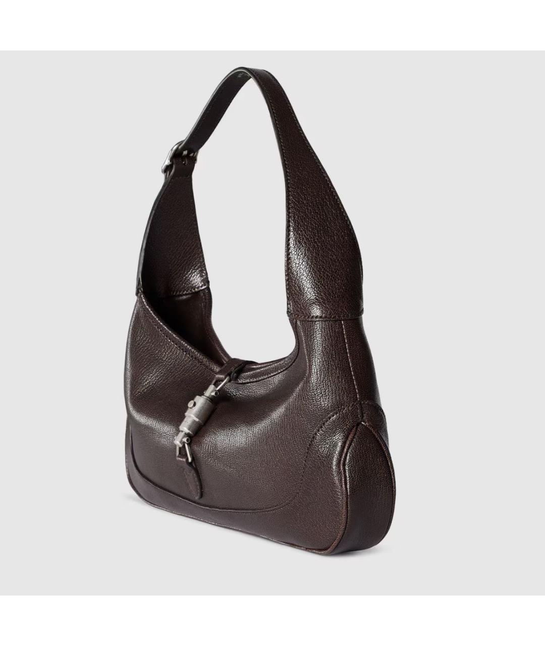 GUCCI Коричневая кожаная сумка тоут, фото 2