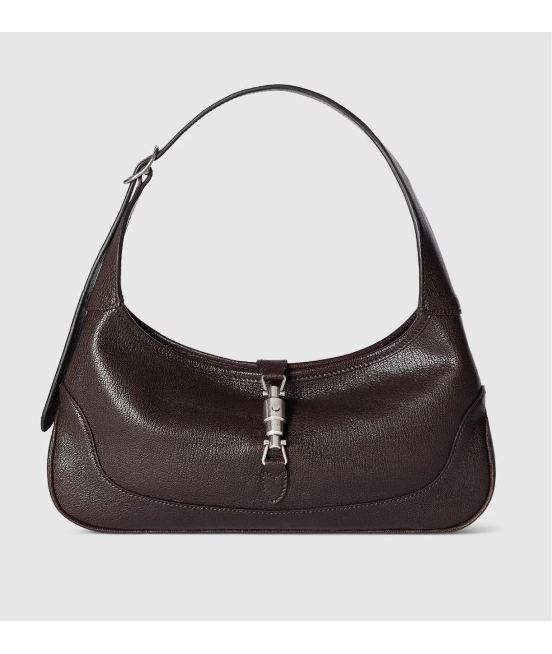 GUCCI Коричневая кожаная сумка тоут, фото 5