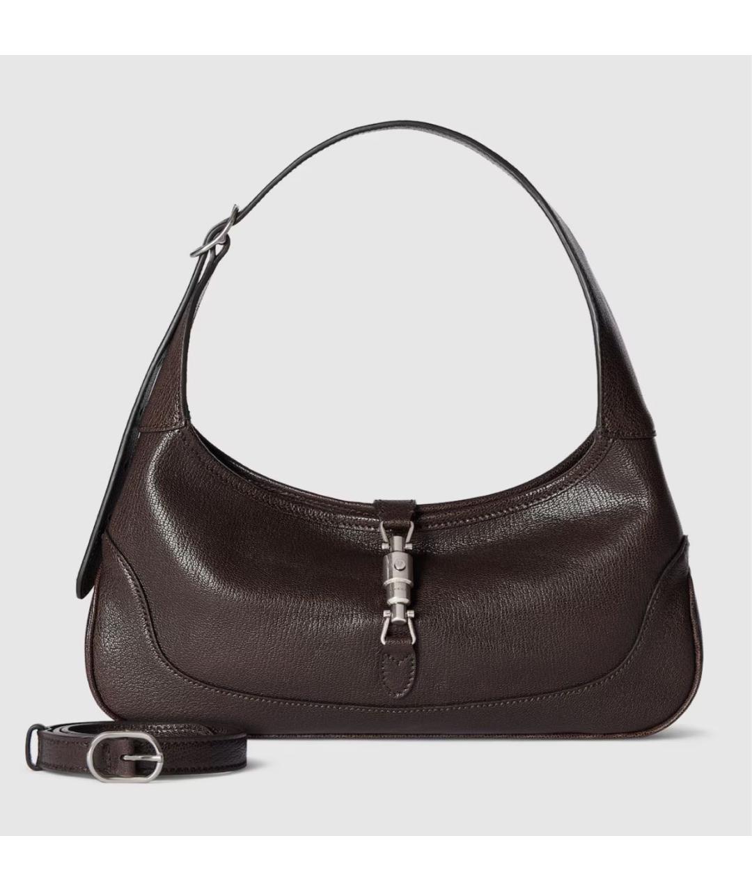 GUCCI Коричневая кожаная сумка тоут, фото 4