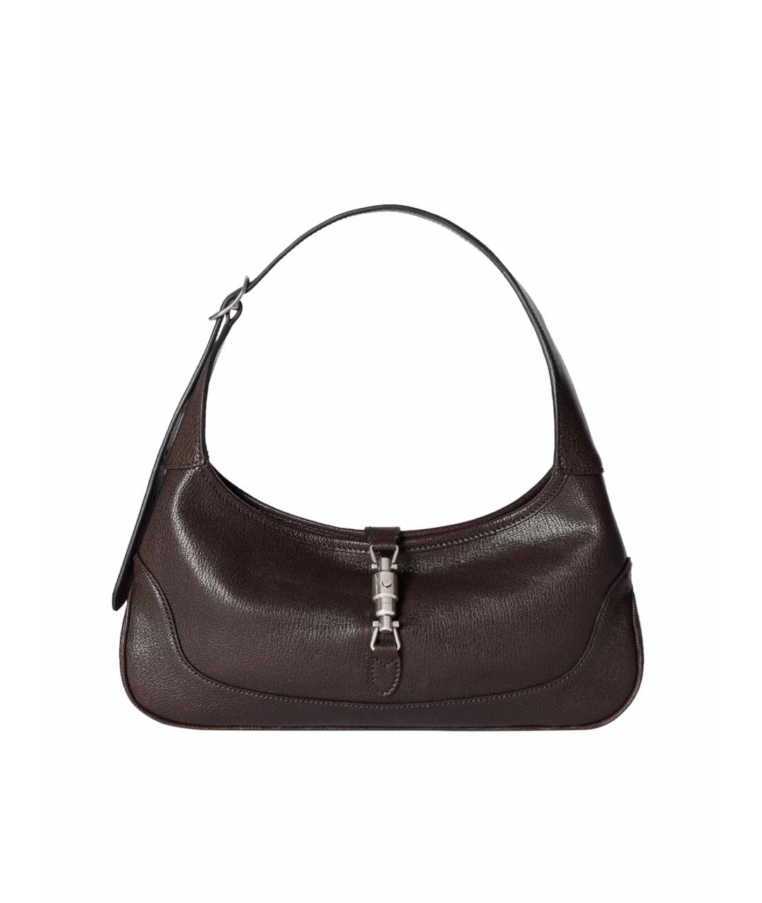 GUCCI Коричневая кожаная сумка тоут, фото 1