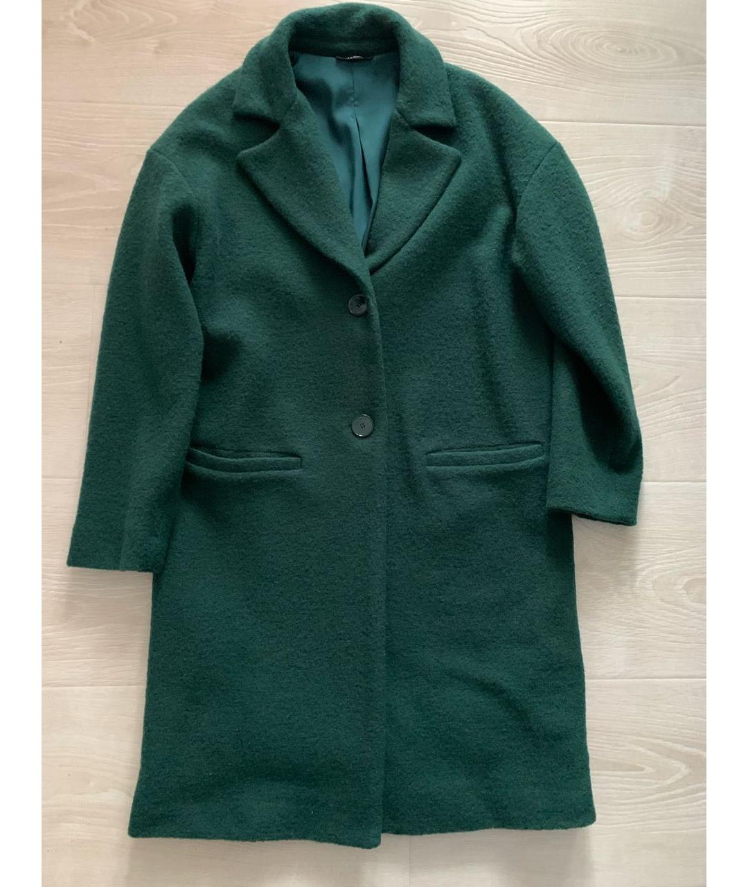 MAX&CO Зеленые шерстяное пальто, фото 8