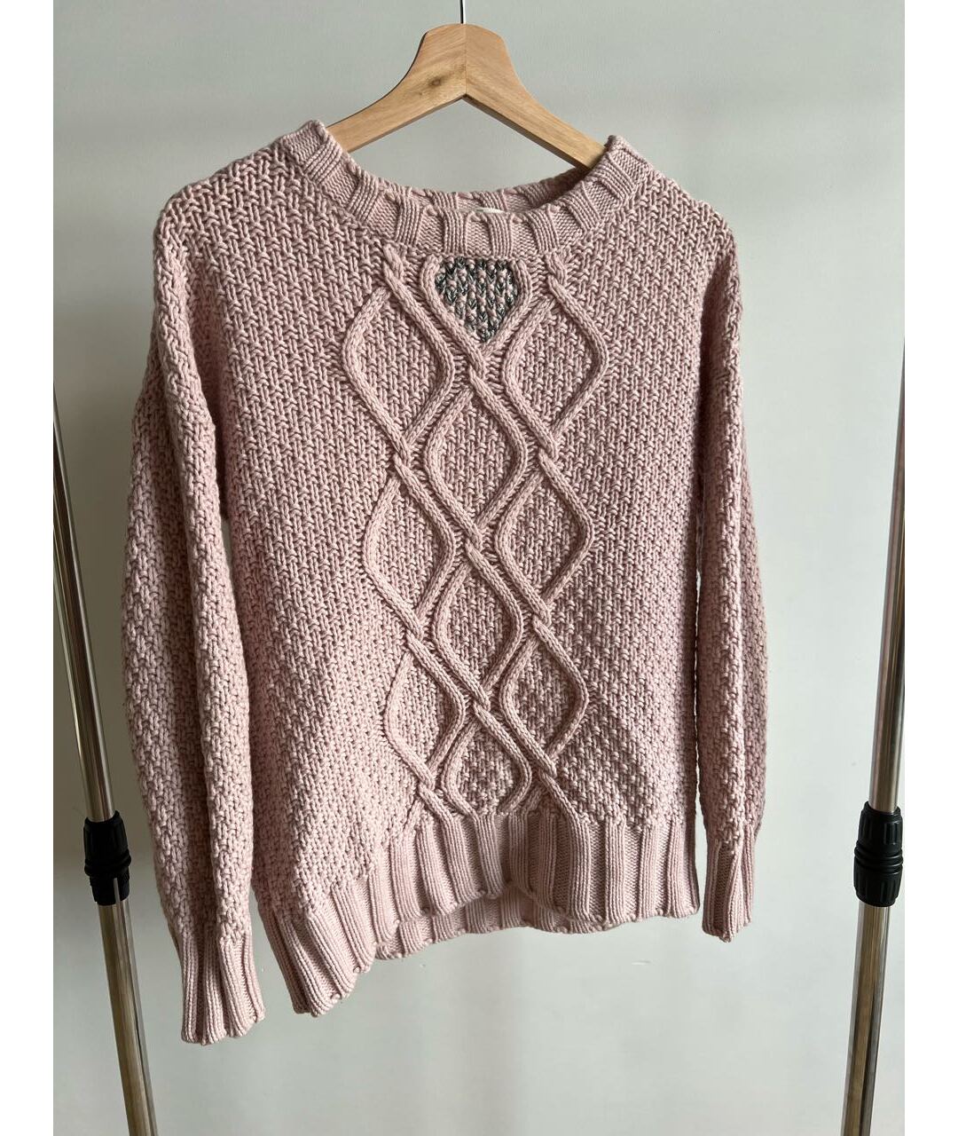 PANICALE Розовый кашемировый джемпер / свитер, фото 7