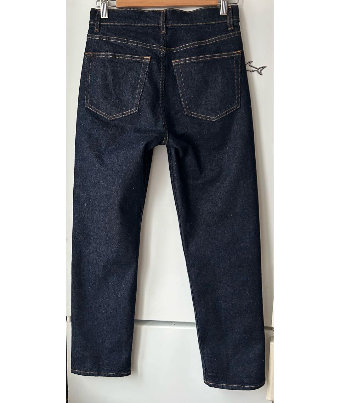 ARKET Темно-синие хлопко-эластановые джинсы слим, фото 2