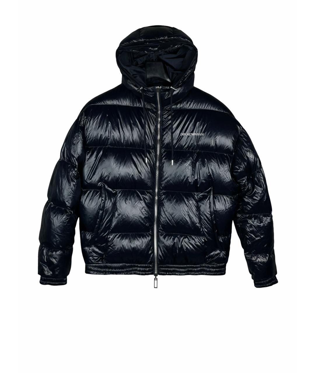 EMPORIO ARMANI Темно-синий полиэстеровый пуховик, фото 1