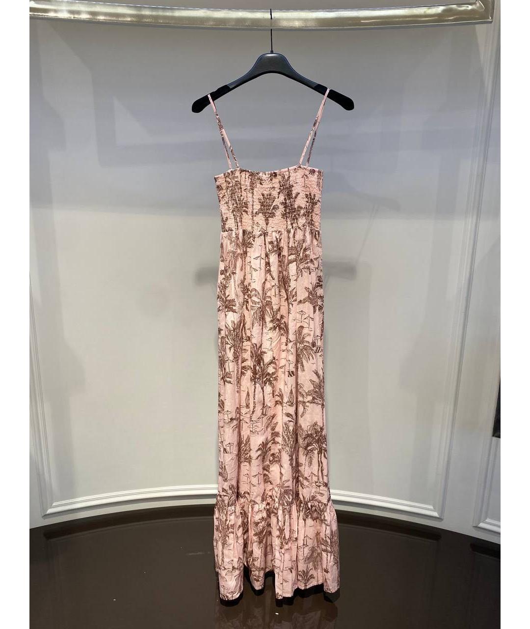 MC2 SAINT BARTH Розовое хлопковое платье, фото 3