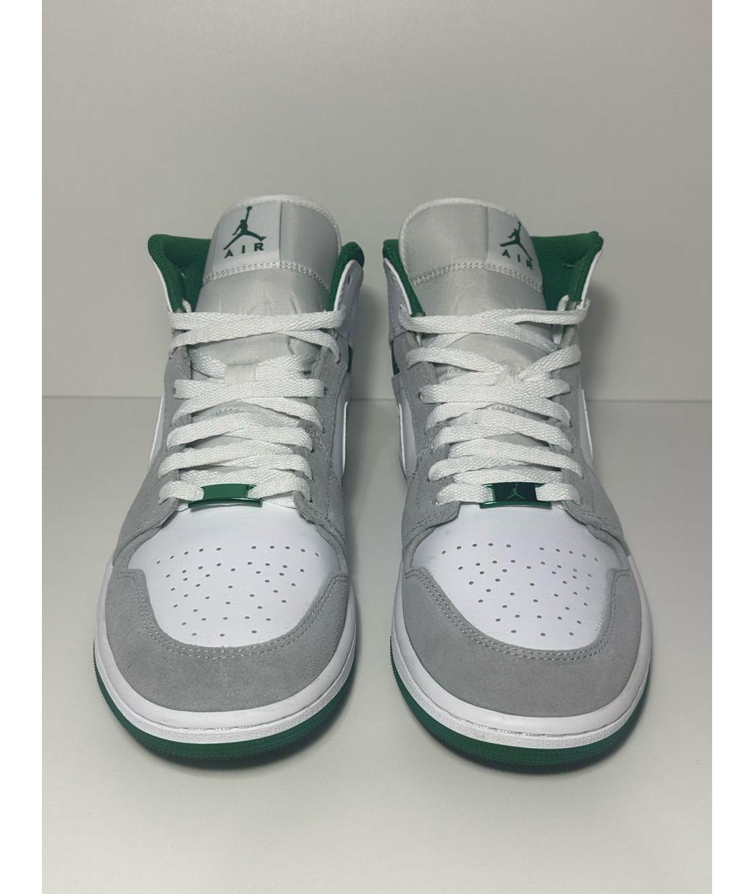 JORDAN Мульти кожаные высокие кроссовки / кеды, фото 2